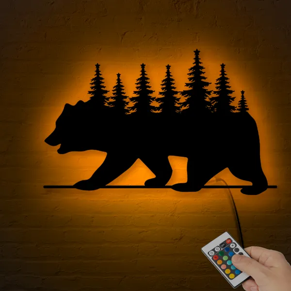 Multicolor_Mountain_Bear_Are_Calling_Led_Sign