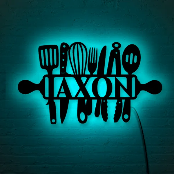 Multicolor_Custom_Kitchen_Name_Led_Sign