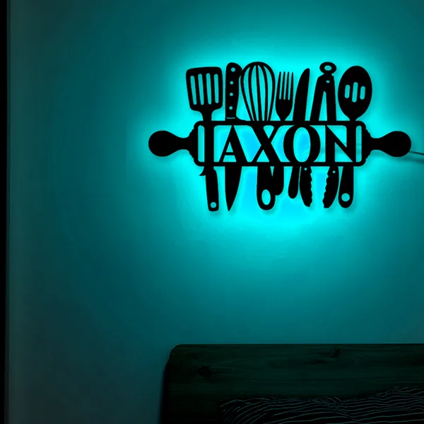 Multicolor_Custom_Kitchen_Name_Led_Sign