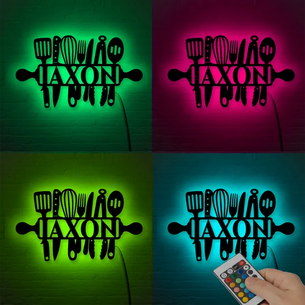 Multicolor_Custom_Kitchen_Name_Led_Sign