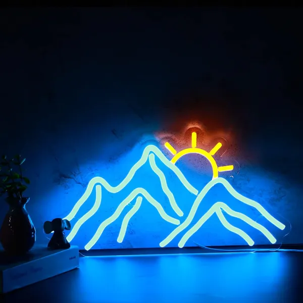Multicolor_Sun_Rise_From_Mountains_Neon_Sign_16X8_Inch