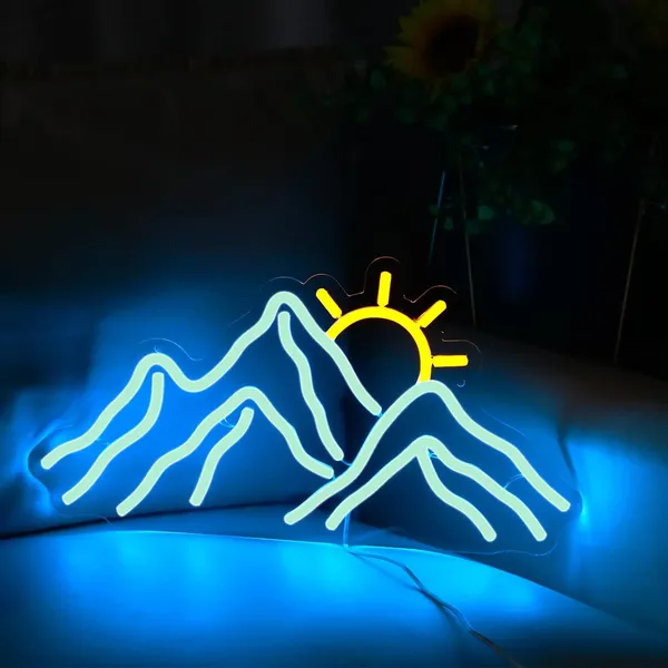 Multicolor_Sun_Rise_From_Mountains_Neon_Sign_16X8_Inch
