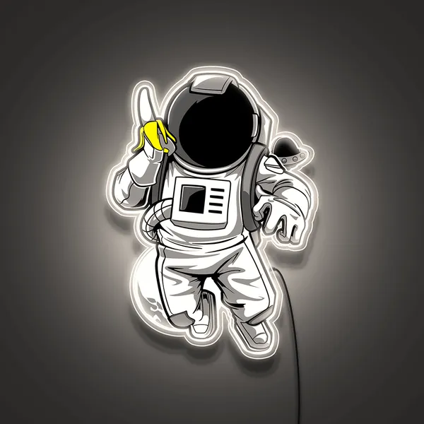 White_Astronaut_Uv_Art_Neon_Sign_For_Decoration
