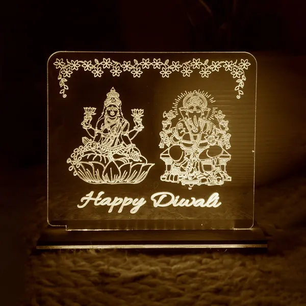 Laksmi_Ganesha_acrylic_lamp