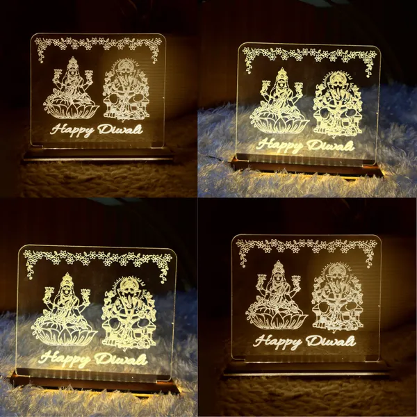 Laksmi_Ganesha_acrylic_lamp