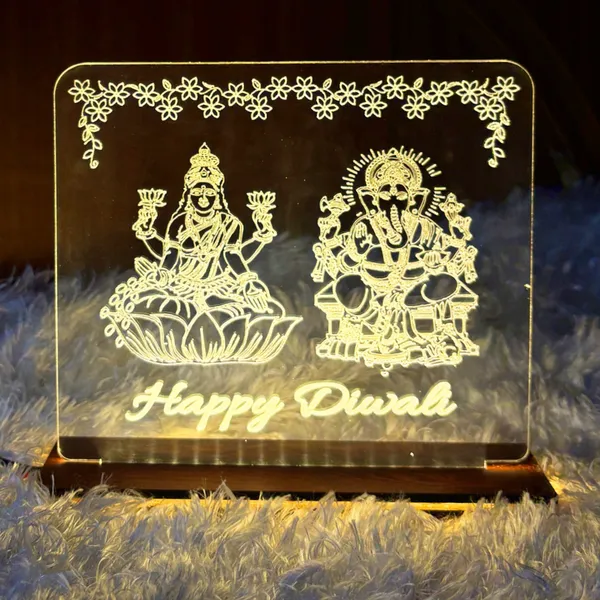 Laksmi_Ganesha_acrylic_lamp