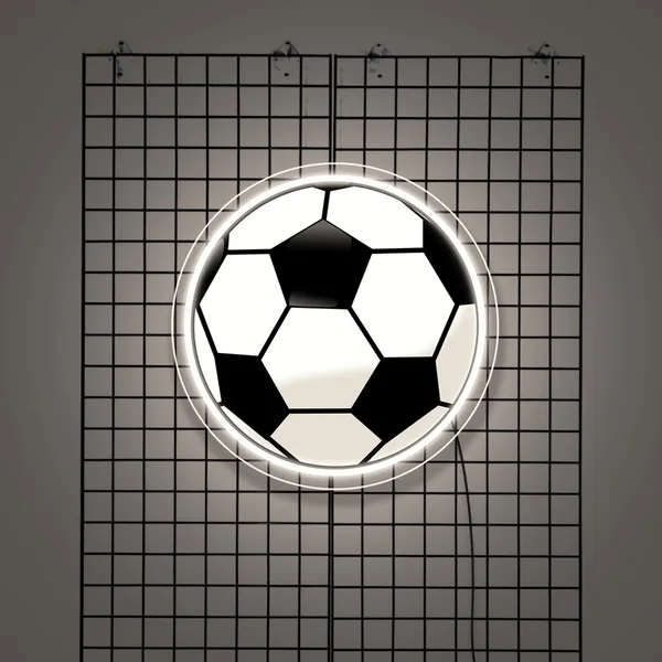 White_Football_Neon_Sign_For_Decoration