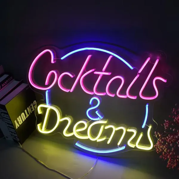 Blue_Cocktail_&_Dreams_Neon_Sign_Lights_14X16_Inch