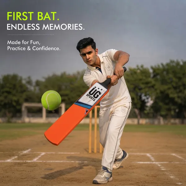 UG_Sports_Plastic_Cricket_Bat_For_Youth_-_Adult_(Orange_-_Sky_Blue_,_Size_Full)