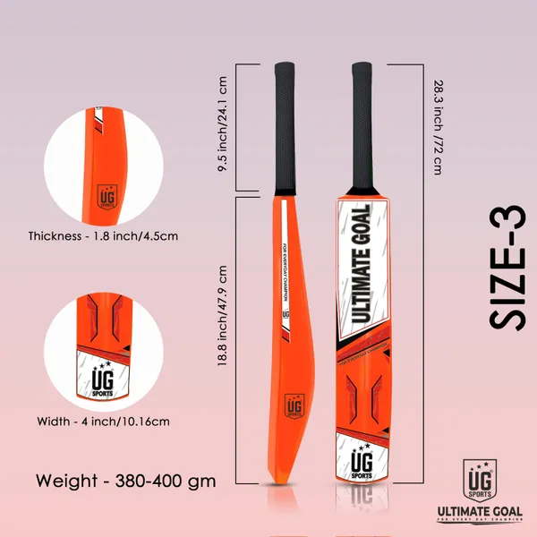 UG_Sports__Plastic_Cricket_Bat_For_Kids_Boy_With_Tennis_Ball_(Orange,_Red_,_Size_3)