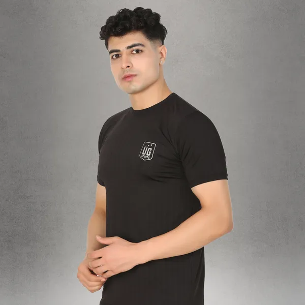 Black_Quick_Dry_Fit_Round_Neck_T-Shirts_For_Men
