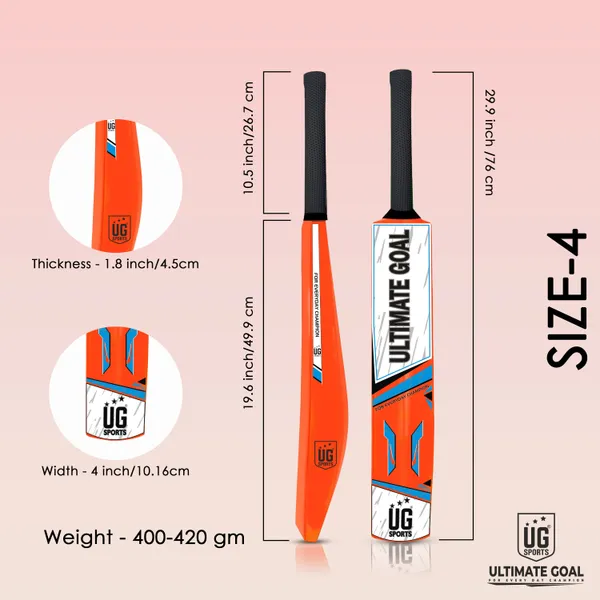 UG_Sports__Plastic_Cricket_Bat_For_Kids_Boy_With_Tennis_Ball_(Orange,_Sky-Blue_,_Size_4)