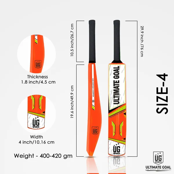 UG_Sports__Plastic_Cricket_Bat_For_Kids_Boy_With_Tennis_Ball_(Orange,_Green_,_Size_4)