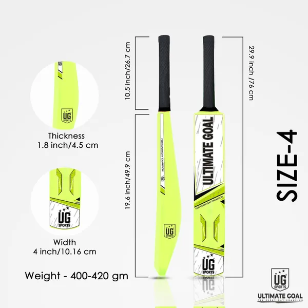 UG_Sports__Plastic_Cricket_Bat_For_Kids_Boy_With_Tennis_Ball_(Green,_Green_,_Size_4)