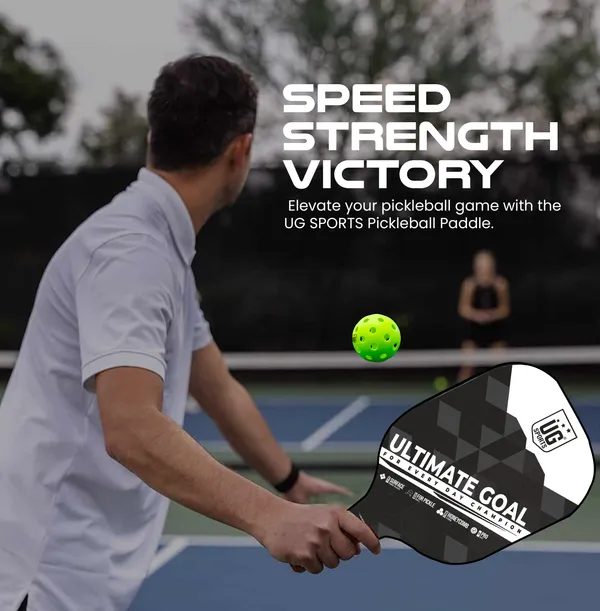UG_Sports_|_Pro_007_Pickleball_Paddles_Single_Racket_|Fiber_Glass_|_12_mm_Honeycomb_Composite_Core_|_Fiber_Glass_|_Cushion_Comfort_Grip_Free_1_Balls_&_Cover_for_Kids_Adults_Indoor_Outdoor