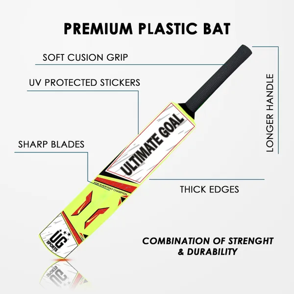UG_Sports__Plastic_Cricket_Bat_For_Kids_Boy_With_Tennis_Ball_(Green,_Red_,_Size_3)