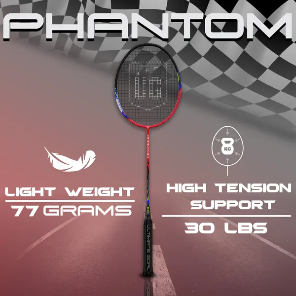 Red_Premium_Phantom_Graphite_Badminton_Racket_With_Full_Racket_Cover_For_Beginners