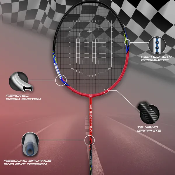 Red_Premium_Phantom_Graphite_Badminton_Racket_With_Full_Racket_Cover_For_Beginners