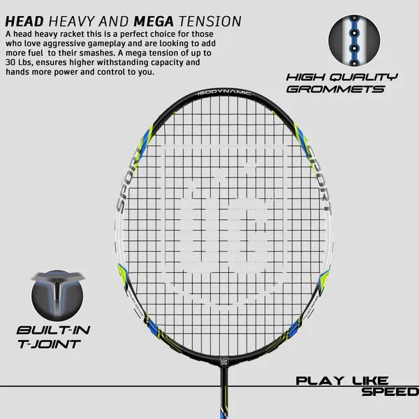 White_Premium_Sports_ZR_Aluminum_Badminton_Racket_With_Full_Racket_Cover_For_Intermediate_Players