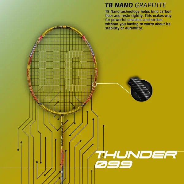 Parrot_Green_&_Red_Premium_Thunder_99_Aluminium_&_Graphite_Badminton_Racket_With_Full_Racket_Cover_For_Intermediate_Players
