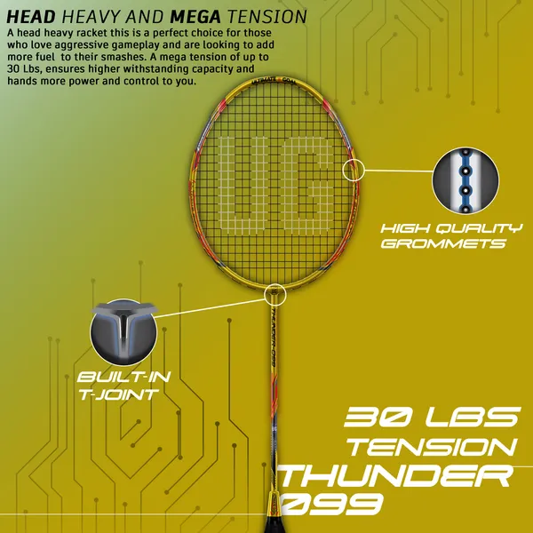 Parrot_Green_&_Red_Premium_Thunder_99_Aluminium_&_Graphite_Badminton_Racket_With_Full_Racket_Cover_For_Intermediate_Players