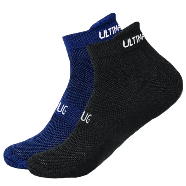 Pack_of_2_Ultimate_Goal_Sports_Bamboo_Combo_Ankel_Length_Socks_for_Men_|_Sports_Socks_for_Men_|_3X_Softer_than_Cotton_Socks|_Breathable_Odour_Free|_Padded_Base_|_Half_Terry_(Black_&_Navy_Blue)