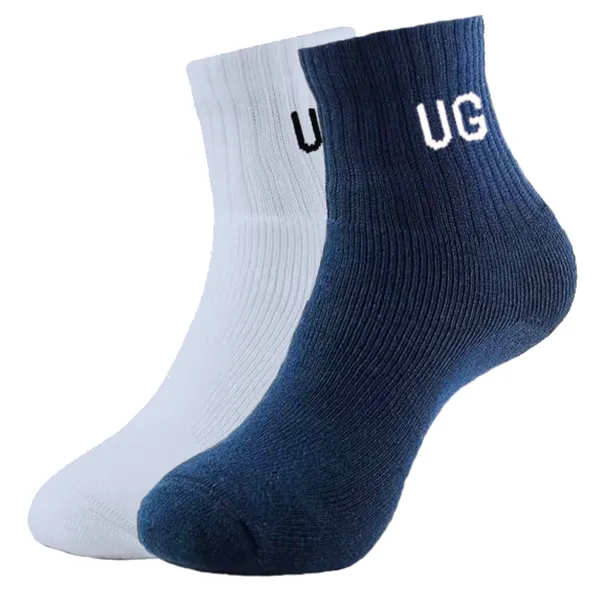 Pack_of_2Ultimate_Goal_Sports_Combo_Cotton_Socks_for_Men_|_Sports_Socks_for_Men_|_Ankle_Length_Socks_Breathable_Odour_Free|_Anti-Bacterial_Socks_|_Half_Non_Terry_(Navy_Blue_&_White)