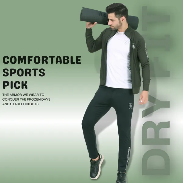 Army_Green_Polyester_High_Neck_Lightweight_Full_Sleeve_Jacket_With_Zipper_Pocket_For_Men