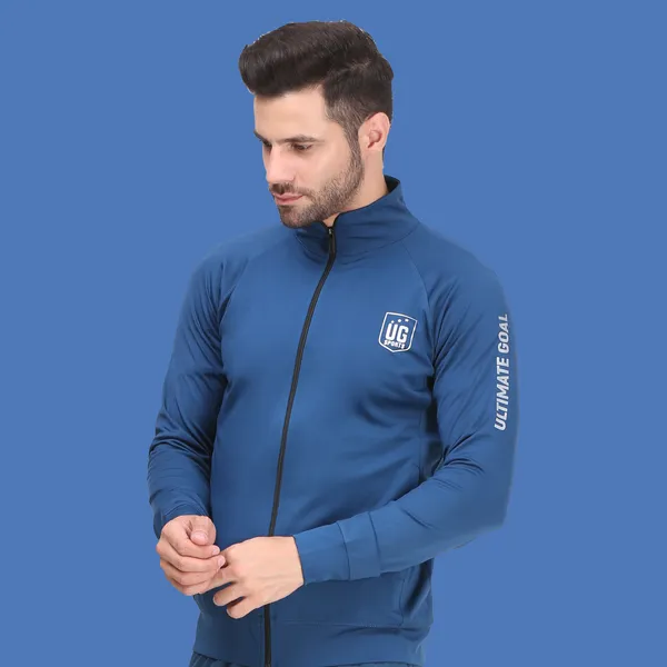 Blue_Polyester_High_Neck_Lightweight_Full_Sleeve_Jacket_With_Zipper_Pocket_For_Men