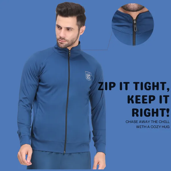 Blue_Polyester_High_Neck_Lightweight_Full_Sleeve_Jacket_With_Zipper_Pocket_For_Men