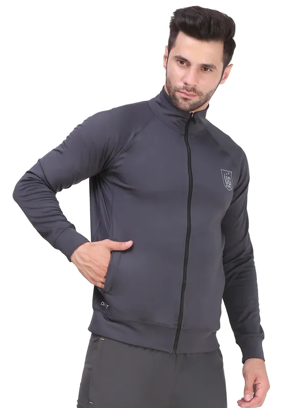 Grey_Polyester_High_Neck_Lightweight_Full_Sleeve_Jacket_With_Zipper_Pocket_For_Men