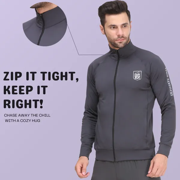 Grey_Polyester_High_Neck_Lightweight_Full_Sleeve_Jacket_With_Zipper_Pocket_For_Men