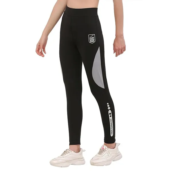 Black_&_Grey_Stretchable_Colorblock_Slim_Fit_Legging_For_Women