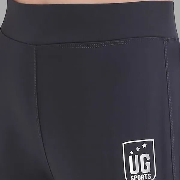 Dark_Grey_&_Green_Stretchable_Colorblock_Slim_Fit_Legging_For_Women
