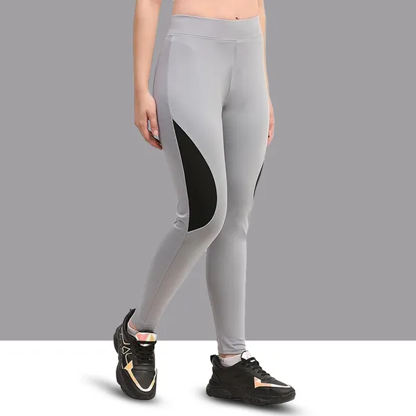 Grey_&_Black_Stretchable_Colorblock_Slim_Fit_Legging_For_Women