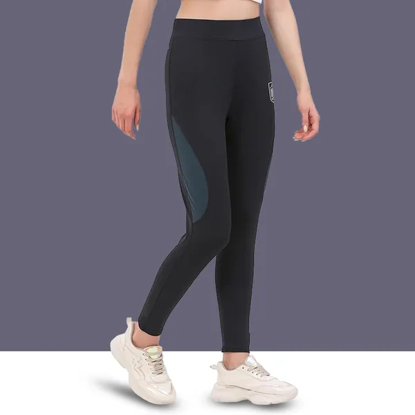 Navy_Blue_&_Blue_Stretchable_Colorblock_Slim_Fit_Legging_For_Women