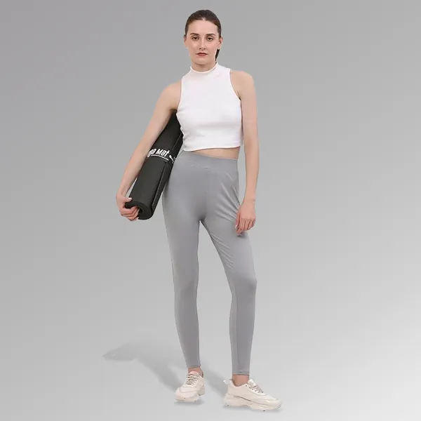 Grey_Stretchable_Slim_Fit_Legging_For_Women