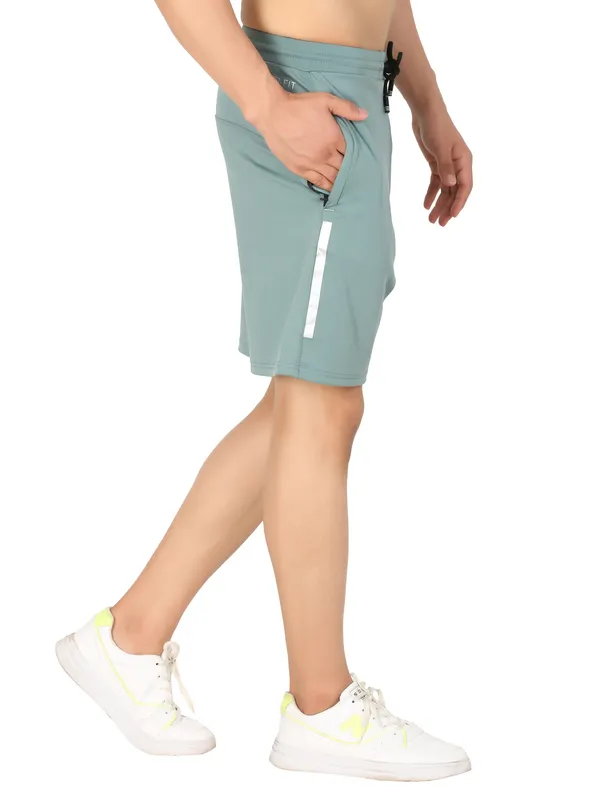 Green_Lycra_Athletic_Shorts_With_Zip_Pockets_For_Men