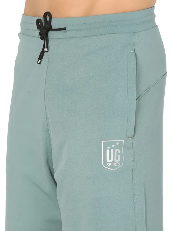 Green_Lycra_Athletic_Shorts_With_Zip_Pockets_For_Men