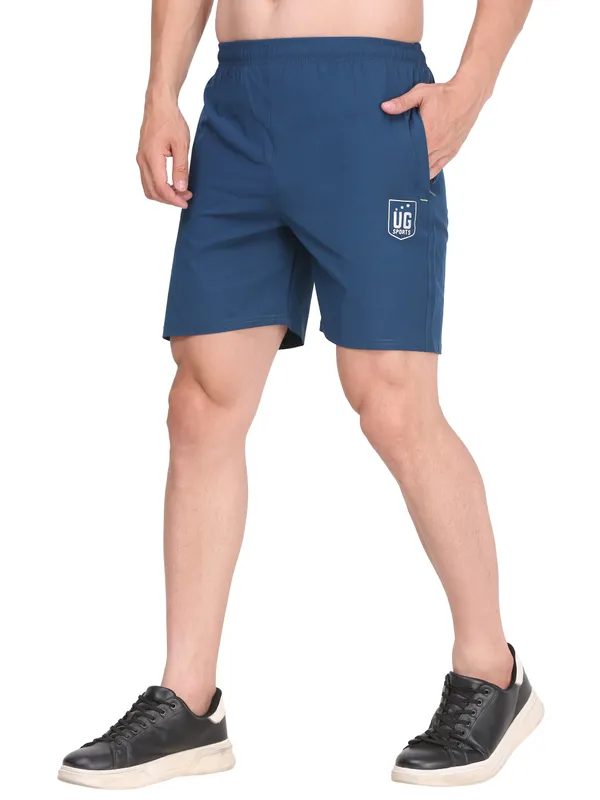 Blue_Dri_Fit_Athletic_Shorts_With_Zip_Pockets_For_Men