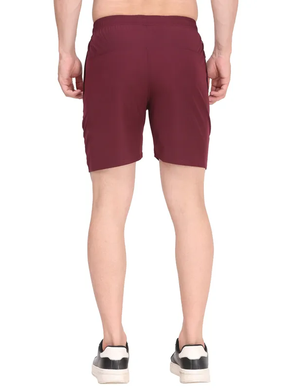Maroon_Dri_Fit_Athletic_Shorts_With_Zip_Pockets_For_Men