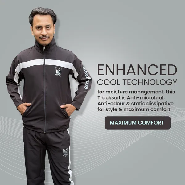UG_Sports_NS_lycra_Striped_Track_Suit_for_Men_&_Women_|_Full_Zipper_&_Side_Pocket_Tracksuit_For_Unisex_|_Athletic,_Gym,_Running,_Sports_Joggers_Suit_for_Men_&_Women_(Black_&_Grey,_44)