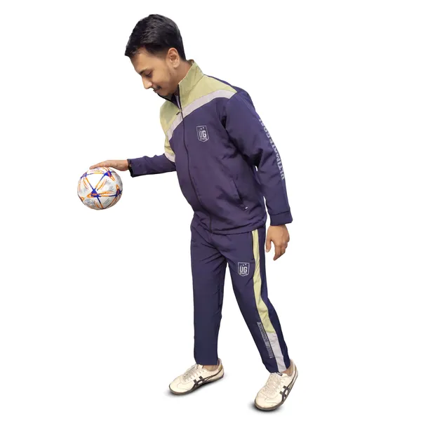 UG_Sports_NS_lycra_Colour_Block_|Winter_Wear_|Moisture_Wicking_Track_Suit_for_Men_&_Women_|Full_Zipper_&_Side_Pocket_Joggers_Set_For_Unisex_|Track_Suit_for_Sports,_Cycling,_Gym_(Grey-Green,_44)