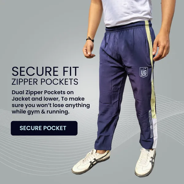 UG_Sports_NS_lycra_Colour_Block_|Winter_Wear_|Moisture_Wicking_Track_Suit_for_Men_&_Women_|Full_Zipper_&_Side_Pocket_Joggers_Set_For_Unisex_|Track_Suit_for_Sports,_Cycling,_Gym_(Grey-Green,_44)