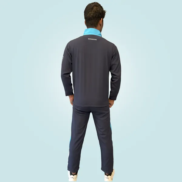 UG_Sports_NS_lycra_Colour_Block_|Winter_Wear_|Moisture_Wicking_Track_Suit_for_Men_&_Women_|Full_Zipper_&_Side_Pocket_Joggers_Set_For_Unisex_|Track_Suit_for_Sports,_Cycling,_Gym_(Grey-Sky_Blue,_44)