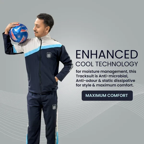 UG_Sports_NS_lycra_Colour_Block_|Winter_Wear_|Moisture_Wicking_Track_Suit_for_Men_&_Women_|Full_Zipper_&_Side_Pocket_Joggers_Set_For_Unisex_|Track_Suit_for_Sports,_Cycling,_Gym_(Sky_Blue-Grey,_44)