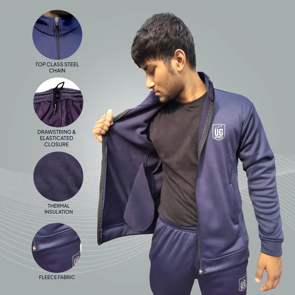 UG_Sports_Fleece_Fabric_Track_Suit_for_Women_&_Men_|_Winter_Wear_|_Plain-_Solid_Pattern_|_Full_Zipper_&_Side_Pocket_Joggers_Set_For_Unisex_|Track_Suit_for_Sports,_Tracking,_Running_(Navy_Blue,_44)