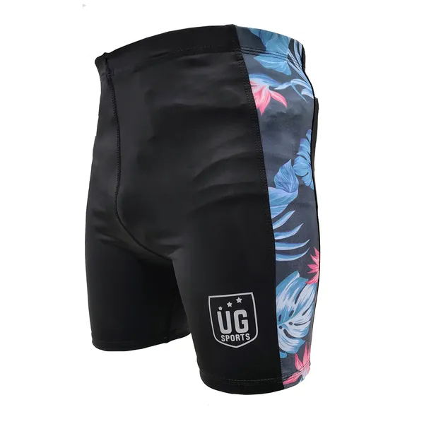UG_Sports_Men's_Nylon_Skin_Tights_|_Compression_Shorts_for_Men_Gym,_Workout_Short_|Tighty_For_Men_Running,_Cycling,_Swimming,_Yoga,_Tennis,_Badminton|Quick_Dry_Anti-Chafe_(Blue,_XXL)