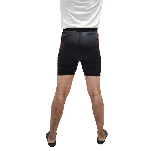 UG_Sports_Men's_Nylon_Skin_Tights_|_Compression_Shorts_for_Men_Gym,_Workout_Short_|Tighty_For_Men_Running,_Cycling,_Swimming,_Yoga,_Tennis,_Badminton|Quick_Dry_Anti-Chafe_(Red,_XXL)