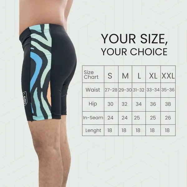 UG_Sports_Men's_Nylon_Skin_Tights_|_Compression_Shorts_for_Men_Gym,_Workout_Short_|Tighty_For_Men_Running,_Cycling,_Swimming,_Yoga,_Tennis,_Badminton|Quick_Dry_Anti-Chafe_(Sky_Blue,_XXL)